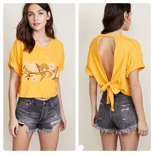 ▪️FREE PEOPLE NWT Garden Time Crop Tee▪️
